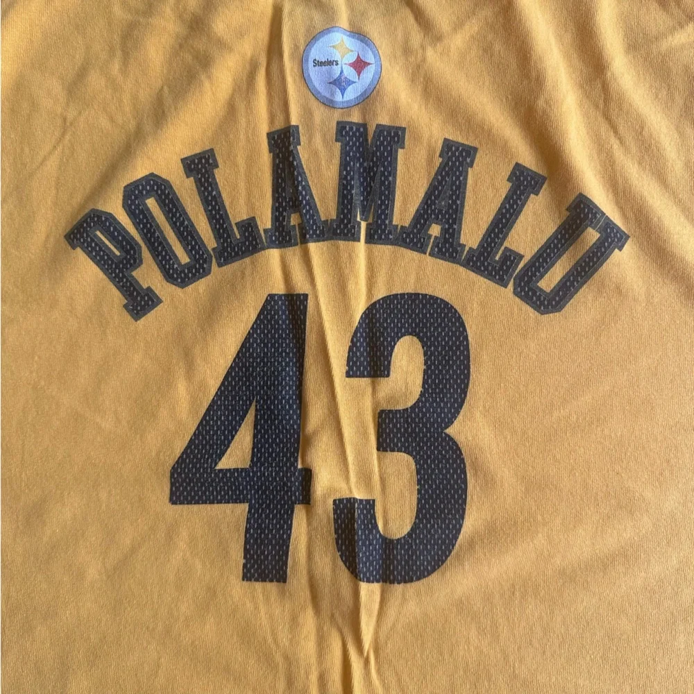 Reebok Youth Pittsburgh Steelers/Polamalu t-shirt - size large